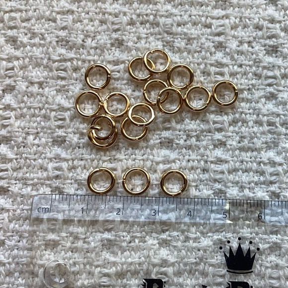 Jump Rings Gold Plated - Picture 4 of 7
